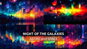 The Celestial Voyage, Digital art - Night of the Galaxies