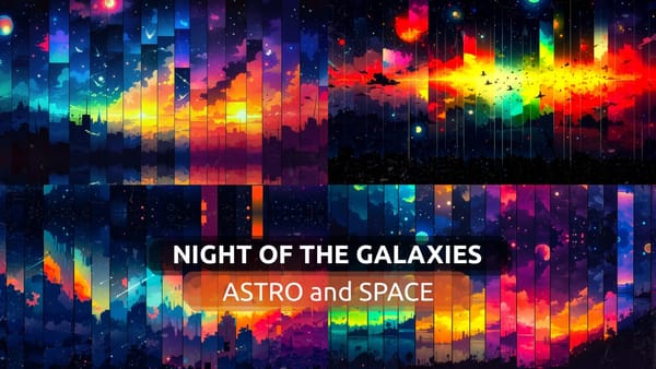 The Celestial Voyage, Digital art - Night of the Galaxies