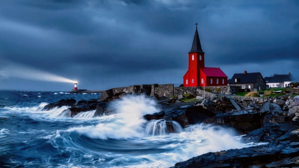 🌊 Între Furtună și Credință: Lecția Coastei la Amurg